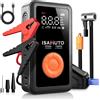 FD MOTORENTEILE Germany Avviatore di Emergenza 4 in 1 per Auto con Pompa di Gonfiaggio 150 PSI, Caricabatterie Portatile Multifunzione 3000A, Strumento di Riparazione Auto ISAMUTO