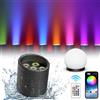 U'King 6x18W RGBW + UV 6IN1 LED Par Light DMX512 APP Controllo Luce ad alta luminosità 8800mAh Batteria ricaricabile Stage Par Light