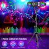 U'King Mini 5IN1 Staffa Effetto Luce Telecomando Mobile Luce da palcoscenico Controllo del suono Luce stroboscopica a sfera magica per DJ Show Party
