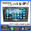 ESSGOO Android 14 Autoradio Per Vauxhall Opel Astra H Corsa CD Vectra Meriva CarPlay Android Auto GPS NAV RDS WiFi Grigio
