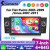 Camecho 4 + 64G Android Autoradio Per Fiat Punto 05-09 /Linea 07-11 Wireless Carplay Android Auto GPS Stereo Bluetooth Wifi RDS