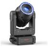 U'King 120W Focalizzazione Luce a testa mobile DMX Luce da palco con striscia Halo 7Gobos 7 colori 3 prismi RGBW Faretto LED per DJ Discoteca