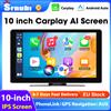 srnubi Lettore video multimediale per auto Smart Screen Carplay da 7/10 pollici Autoradio wireless Carplay Android Auto per Apple Android Stereo