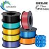 KINGROON KIINGROON Filamento PLA di seta 1,75 mm 5 kg 2 kg Materiale per stampante 3D con superficie liscia e setosa Plastica di seta PLA dorata, 1 kg/bobina