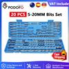 NONE Podofo Set di punte per trapano a percussione elettrico SDS Plus da 20 pezzi 5-20 mm per mattoni di cemento e muratura Include sega a tazza per perforazione di pareti