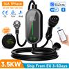 AFEEV Type2 Caricatore EV portatile 3.5KW 16A Caricatore per auto elettrica EVSE Cavo di ricarica veloce Wallbox WiFi APP Controllo Bluetooth