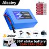 Aleaivy Batteria originale Aleaivy 36V 48V 10Ah 14Ah 16Ah 20Ah 18650 per bici da 200-2000W, bicicletta, scooter e altri motori