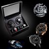 NONE Scatola di visualizzazione carica orologio automatico Scatola di visualizzazione carica orologio con rotazione 4 + 6 con cuscino Scatola di lusso Vetrina classica per negozio Regalo di compleanno