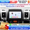 OSSURET Qualcomm 8Core 360 ° Fotocamera CarPlay Android Auto 2Din Autoradio Per Fiat Ducato 3 Citroen Jumper 2 per Peugeot Boxer 2 2016-2020