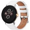 Tobfit Per Google Pixel Watch 3 41mm cinturino in pelle Sostituisci cinturino per Google Pixel Watch 2 1 cinturino braccialetto Smartwatch accessori
