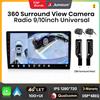 Junsun Qualcomm Autoradio 360 View Camera Wireless CarPlay per Apple Android Auto Stereo universale Autoradio 4G GPS RDS WiFi BT