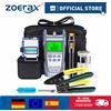 ZoeRax 11 in 1 Kit di strumenti per fibra ottica FTTH con taglierina per fibra ottica -70~+10dBm Misuratore di potenza ottica Localizzatore visivo di guasti da 10 MW