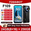 FOSSiBOT F109 Smartphone 5G a doppio schermo 24 GB (8 + 16) 256 GB 10600 mAh 18 W 6,75 '' HD + 50 MP Android 14 NFC Cellulare