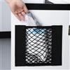 NONE Tasca per rete portaoggetti Porta dell'armadio da cucina per la casa Borsa adesiva per articoli vari Tasca elastica per bagagliaio con nastro di fissaggio in nylon Organizzatore per auto
