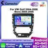 Camecho Autoradio Per Volkswagen Golf 2004-2008 / VW Bora 2004-2006 CarPlay Android Auto Lettore Multimediale WIFI 4G GPS Stereo