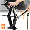 NONE Cric per auto 1.5T/2.5T Cric a forbice per auto Strumento di riparazione auto Martinetto di sollevamento manuale portatile con manovella per risparmiare manodopera per SUV per auto