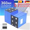 DUHE 4-8 Pezzi Batteria LiFePO4 Grado A 3.2V 360Ah Fosfato di Ferro Litio per Fai da Te Pacco Celle Ricaricabili 12V 24V 36V 48V Esente IVA