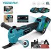 YOFIDRA 1000W Oscillante Multi Funzione Strumento Sega Elettrica Trimmer Taglio Levigatura Strumento di Potere FAI DA TE Per Makita 18V Batteria Spille