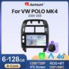 Junsun Wireless CarPlay Android Auto Autoradio per Volkswagen Polo Mk4 IV 2001-2009 Android Auto Radio Navigazione GPS per auto Carplay Lettore video multimediale senza fili Schermo QLED