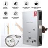 Scaldabagno Riscaldatore di acqua a gas istantaneo Caldaia a gas propano 6-18L Riscaldatori per elettrodomestici da campeggio esterno con kit soffione doccia