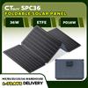 CTOLITY 36W 14V ETFE Pannello solare portatile Pieghevole Caricatore solare MPPT con DC USB Telefoni Tablet Escursioni di campeggio all'aperto