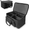 DayFlicker Par Faretto Borsa imbottita per 40 * 22 * 18CM Par Light 4 pezzi Par Lights Bag con divisorio nero