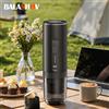 BALASHOV Macchina per caffè espresso elettrica wireless 2 in 1 per auto e casa Caffettiera portatile da campeggio Caffettiera da viaggio in polvere con capsule