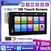 Camecho 1 Din Autoradio 7 "HD Touch Screen Stereo Multimediale Lettore Video MP5 Universale Mirrorlink FM USB BT Scheda TF Ingresso AUX