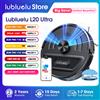 Lubluelu L20 Ultra Robot aspirapolvere, aspirazione 6000 Pa per peli di animali domestici/tappeti, navigazione LiDAR, ricarica automatica, 120 minuti, 34 zone No-Go