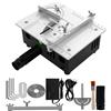 Seeiswork Mini sega da tavolo elettrica piccola sega da banco sega da tavolo per uso domestico fai da te modello PCB utensile da taglio tornio per la lavorazione del legno lama da 63 mm