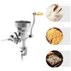Bymaocar Macinacereali Manuale in Ghisa con Regolazione della Macinatura, Imbuto da 14 cm per Caffè/Noci/Grano/Mais, Design con Morsetto da Tavolo per Uso Domestico in Cucina