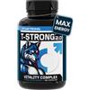 VITASTRONG. Maca Peruviana con Arginina, Taurina e Zinco, Vitality Complex Forte ad Alto Dosaggio, 120 Capsule di Maca Nera Extra Forte Arricchite di Fieno Greco, Ginkgo, Ginseng e Vitamina B6, Integratore Uomo