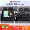 Junsun CarPlay Android Autoradio Per BMW Serie 3 E46 318 320 325 1998-2006 Multimediale Bluetooth Per Apple GPS Navi RDS 4G Wifi