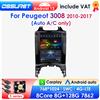 OSSURET 2 DIN Android 13 Autoradio per Peugeot 3008 2010-2017 Auto A/C solo Auto Multimedia Stereo Schermo Verticale da 9.7 pollici Carplay 7862