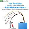 wondefoo Decodificatore in fibra ottica per autoradio per Mercedes Benz serie ML/R/GL/CLS per Porsche Cayenne 911