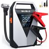 BIUBLE Avviatore d'Emergenza Portatile per Auto 26000mAh, Compressore d'Aria 150PSI, Pompa per Pneumatici, Booster Batteria Auto 2500A, Dispositivo di Avviamento Automatico 12V