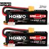 HOOVO 2PCS HOOVO 2S 3S 4S 6S RC Lipo Batteria 7.4V 11.1V 14.8V 22.2V 5200mAh con T XT60 XT90 EC5 Custodia rigida/Custodia morbida per parti giocattolo RC
