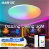 MARPOU LED RGB Plafoniera APP Telecomando Oscuramento Lampade da soffitto moderne intelligenti colorate Illuminazione decorativa per la casa Soggiorno