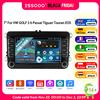 ESSGOO Autoradio Android 14 7" 4+64GB CarPlay Wireless GPS Navigazione WIFI RDS FM Bluetooth per VW Golf 5 6 Passat Polo 6R Touran Tiguan Caddy EOS Jetta Seat Skoda Schermo Touch Mirror Link USB IA