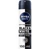 NIVEA MEN Black & White Invisible Original Deodorante Spray 150 ml, Deodorante uomo antitraspirante efficace 72h contro odori, sudore, residui, irritazioni e macchie su tessuti chiari e scuri