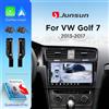 Junsun Autoradio Junsun 8-Core per Volkswagen VW Golf 7 2013-2017 con sistema integrato a 360° ° Autoradio con Schermo IPS, Visione Panoramica, CarPlay Wireless, Android Auto, 4G LTE, WiFi, Navigazione