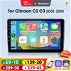 Junsun Autoradio Android Auto Junsun per Citroen C2 C3 2001 2002 2003 2004 2005 2006 2007-2010, sistema multimediale wireless Apple CarPlay, schermo touch IPS, lettore video stereo, 2 Din, autoradio,