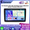 Camecho Autoradio Per Renault Trafic 2001-2010/Opel Vivaro 2006-2010/Nissan Primastar 2006-2014 CarPlay Android Auto 4G WiFi GPS
