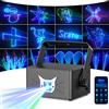 Datewink 25W 3D Animazione DJ Luci del partito Bluetooth APP Batteria RGB Proiettore di illuminazione scenica DMX per discoteca Matrimonio Bar Club Show