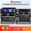 Junsun 12.3 "Wireless Carplay Android Auto Autoradio Per BMW X3 F25 X4 F26 2010-2017 4G WiFi GPS Sistemi Intelligenti Stereo