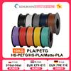 KINGROON 10KG (22LBS) PLA PETG HS-PLA HS-PETG Filamento 1.75mm Materiale stampante 3D ad alta velocità PLA opaco 1kg * 10 Rotolo Colore misto