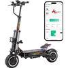 Halo Knight Monopattino Elettrico Halo Knight T107Pro, Batteria 60V38.4Ah, Autonomia 80KM, Pieghevole per Adulti