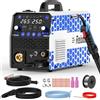 REBOOT Saldatrice MIG Reboot 250Amp 6 in 1 Gas/Senza Gas, MIG a Filo Animato/Stick/Lift TIG/Saldatura a Punti/Spool Gun 120V/240V Multiuso per Alluminio