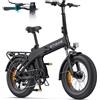 ENGWE EP-2 3.0 BOOST Bici elettrica in lega di magnesio, motore da 250 W, velocità massima 25 km/h, ingranaggio a 7 velocità, controllo APP, freno idraulico, bici elettrica pieghevole per città e