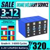PWOD Grado A PWOD 3.2V 320Ah Lifepo4 Batteria Applicazione selvaggia Celle LFP ricaricabili FAI DA TE 12V 24V 48V Per EV Solar RV Campeggio EU Stock